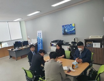 충남농아인협회 회장 외 3인 센터 방문